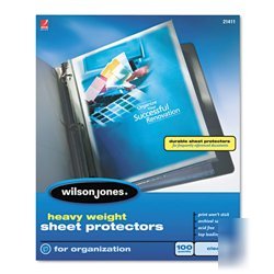 New heavy weight sheet protector, clear, 50/box 21410