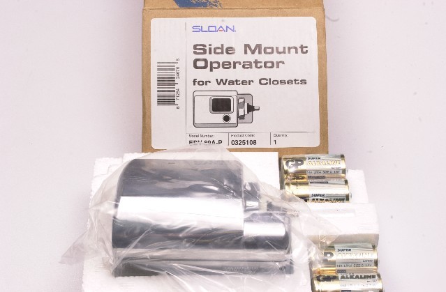 Sloan side mount operator-toilets & urinals ebv-89A-p m