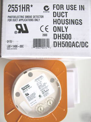 System sensor 2551HR addressable duct detector 