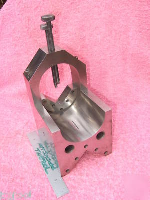 V-block grind cube toolmaker machinist vintage tapped 