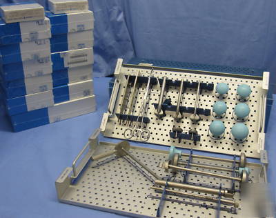 Zimmer fenlin total shoulder set w/implants,instruments