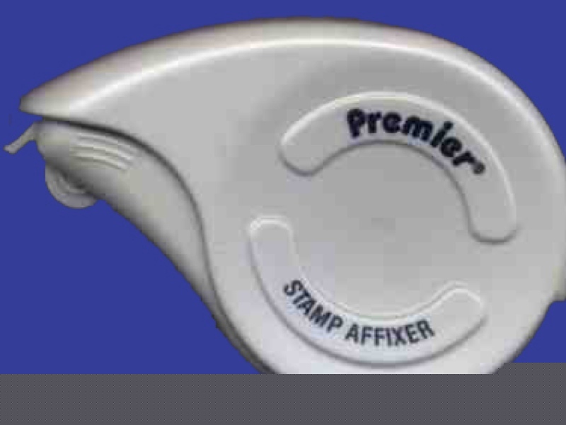 Premier stamp affixer - quick, easy to use 