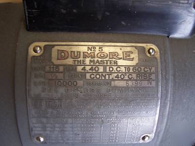 1/2 hp dumore 5 tool post grinder for south bend lathe