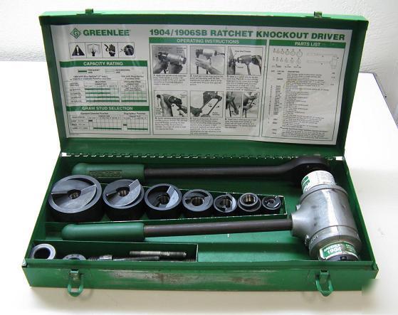 Greenlee 1906SB s/b rtch set 1/2-2