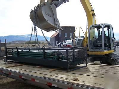 Kobelco excavator trackhoe dump truck trailer wyoming