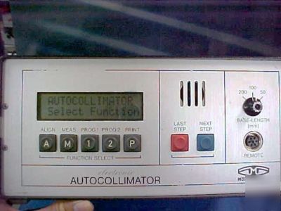 Moller-wedel electronic autocollimator 