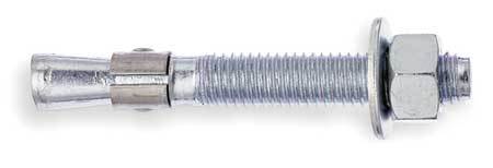 New wedge anchor, stl, 1/2X4 1/4 l, PK25 3A452 brand 