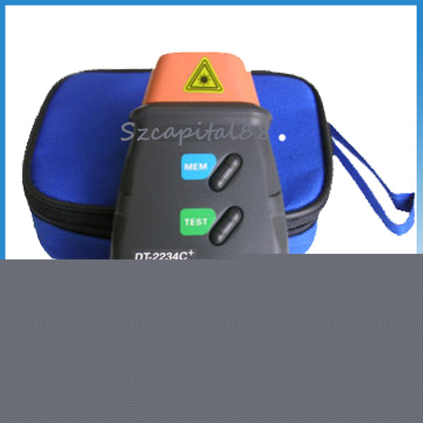 Digital pointing photo tachometer non contact rpm tach