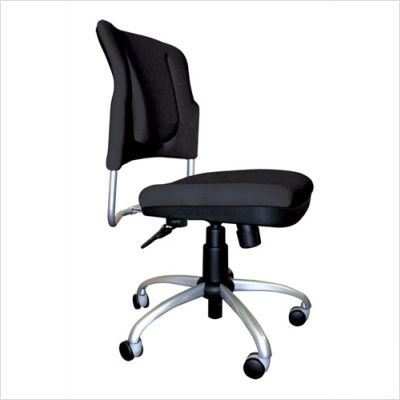 Reflex upholstered task chair color: gray