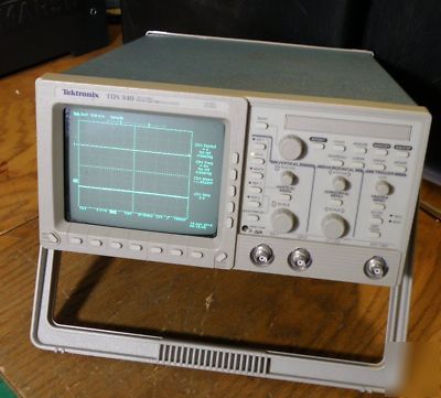 Tektronix digital 100 mhz 2 ch oscilloscope tds 340
