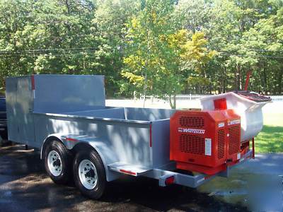 Conrete curbing trailer/whiteman morter mixer