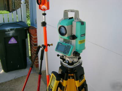 Nikon dtm-332 total station - complete package