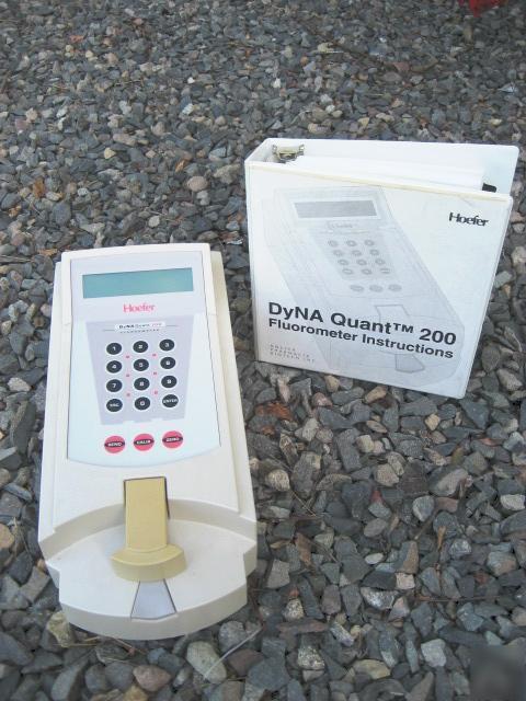 Hoefer dyna quant 200 fluorometer model DQ200 save 