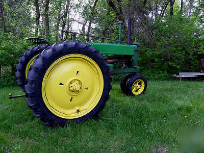 1937 john deere b unstyled round spoke rim row crop a g