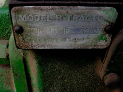 1937 john deere b unstyled round spoke rim row crop a g