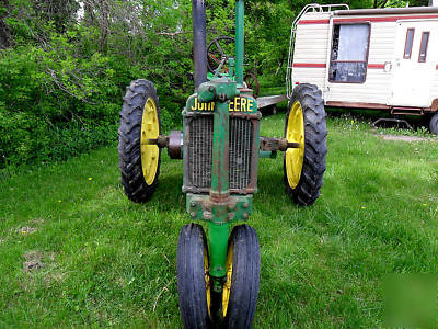 1937 john deere b unstyled round spoke rim row crop a g