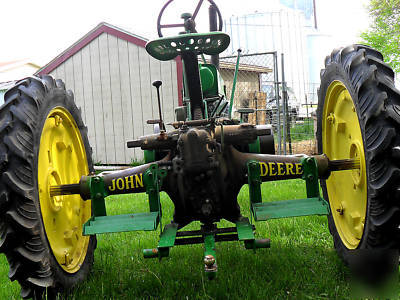 1937 john deere b unstyled round spoke rim row crop a g