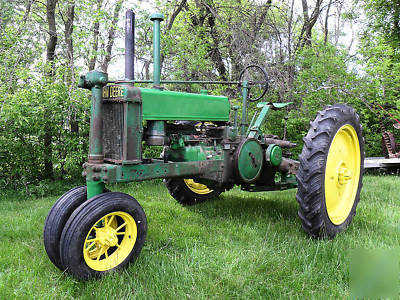 1937 john deere b unstyled round spoke rim row crop a g