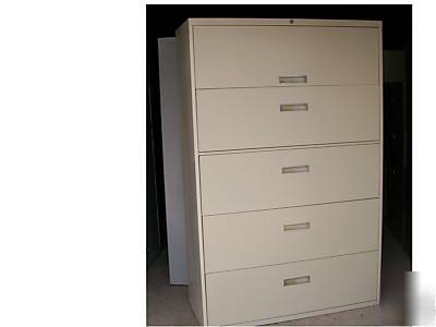 Steelcase 5-drawer lateral file cabinet, atlanta