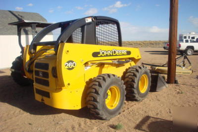 2002 john deere 260 skid steer loader