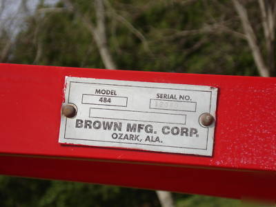 7FT heavy duty brown 484 rotary mower