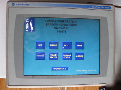 Ab panelview plus 1250 2711P-T12C4D1 color touchscreen