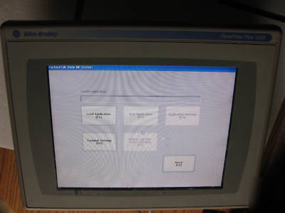 Ab panelview plus 1250 2711P-T12C4D1 color touchscreen