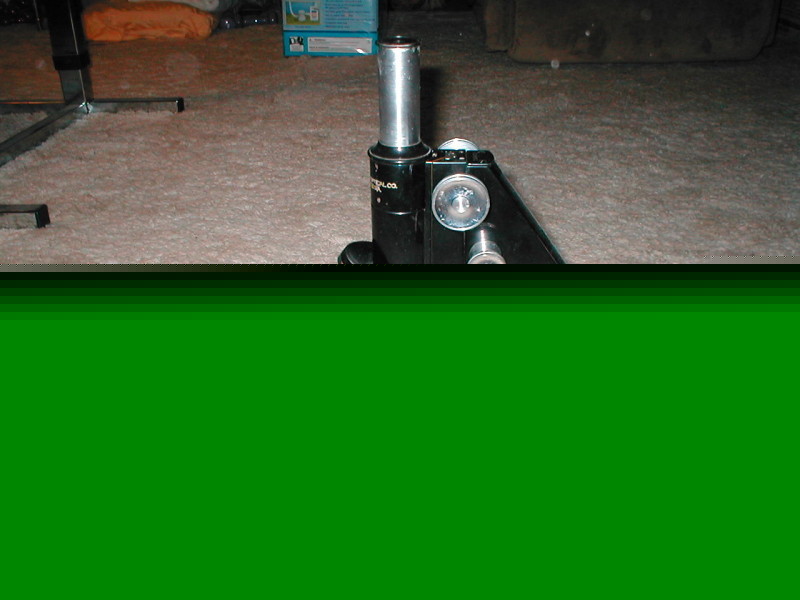 Old bausch & lomb microscope - 100X, 430X, 970X