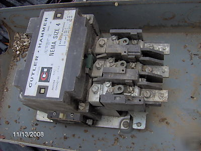 Cutler-hammer nema size 4 no. A10FGO 135 amp +much more