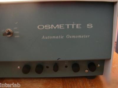 Freezing point - precision systems osmette s 4002