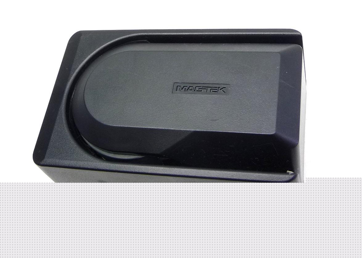 Magtek black mini micr check reader scanner 22522028
