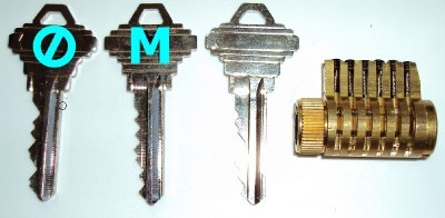 Practice lock, master keyed cutaway, locksmith, pick