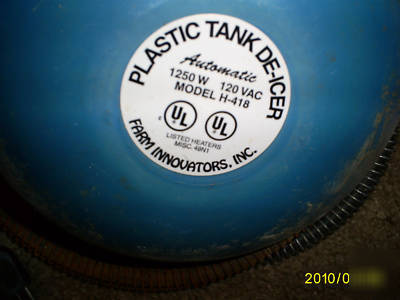 Tank de-icer 1250 watt