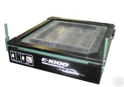 Vastex screen printing table top exposure unit w/ vac.