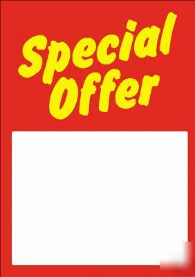 15 special offer swing display cards