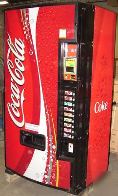 Coke dixie narco 501E soda machine coca-cola bottle/can