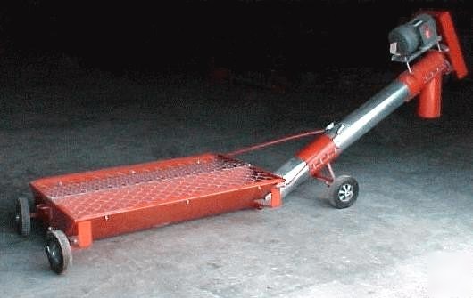 Self powered swing hopper 6 inch to 8' incline auger