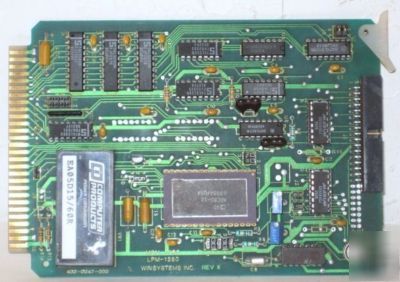 Win systems mcm-1260 lpm-1280 400-0047-000 bus analog