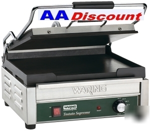  waring panini tostato supremo sandwich grill WFG250 