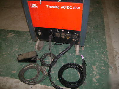Boc transtig 250 ( 300 a max) ac/dc tig welder 415V
