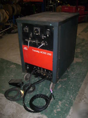 Boc transtig 250 ( 300 a max) ac/dc tig welder 415V