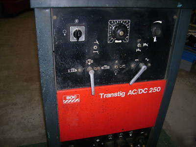Boc transtig 250 ( 300 a max) ac/dc tig welder 415V
