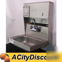 Used advtabco w/m hand sink w/ paper towel dispenser
