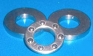 Thrust bearing 2MM x 6MM x 3 washers vertical/axial vxb