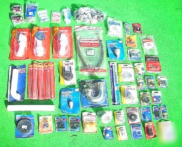 51PC plumbing hardware bath toilet kitchen bulk lot 4