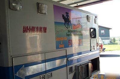 1991 gmc ambulance catering/mobile food unit