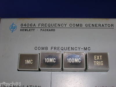 Agilent / hp 8406A comb generator