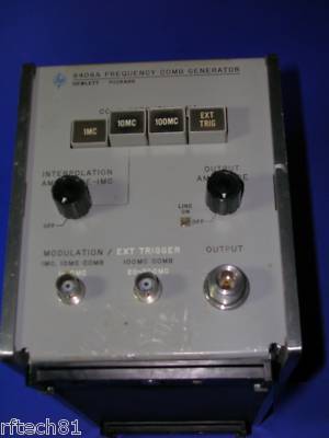 Agilent / hp 8406A comb generator