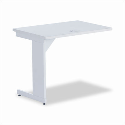 Modular worktable return, 36W x 24D x 29H, gray