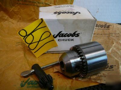 New jacobs chuck 2 j.t. w/ key - 